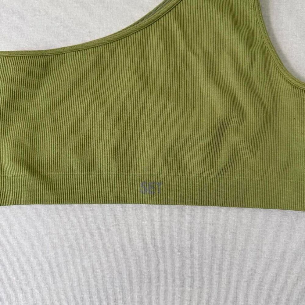 Set Active Sculptflex Ribbed One Shoulder Bra - Picture 2 of 3